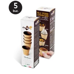 Cesti de Cafea Comestibile Acoperite cu Ciocolata - Chocup Mini 5 buc.