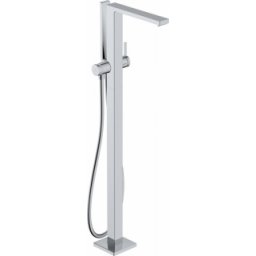 Baterie cada montaj pe pardoseala Hansgrohe Tecturis E, crom lucios