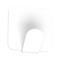 Cârlig de prosoape 4x4 cm alb