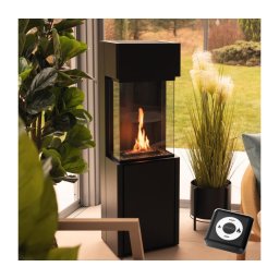 Șemineu BIO cu telecomandă Planika Arcticon BEV 126,2x40 cm 3,5kW