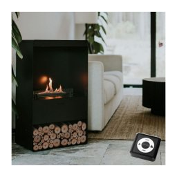 Șemineu BIO cu telecomandă Planika Senso Stove BEV 83,5x48 cm 2,5kW