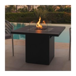 Șemineu de exterior pe gaz Planika Square Table GAS 79,7x90 cm 10kW