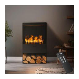 Șemineu pe vapori de apă cu telecomandă Planika STEAMY 83x48 cm 125W/230V