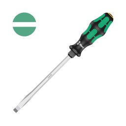 surubelnita dreapta 10 175 mm WERA 334 SK Lasertip cu tija hexagonala, hexagon pentru strangere cu cheie si maner Kraftform Plus antirostogolire 05007677001