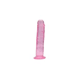 Loving Joy 15 cm Dildo Roz Aspect Realist Membru cu Vene in Relief Ventuza de Suctiune