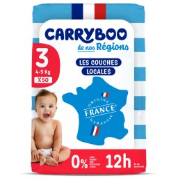 Scutece C3(4-9kg) fara parfum, marimea 3 Carryboo