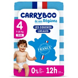 Scutece C4(7-18kg) fara parfum, marimea 4 Carryboo