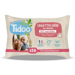 Servetele umede cu extract BIO de musetel Tidoo