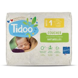 Scutece T1(2-5kg) ECO hipoalergenice, nou nascuti, marimea 1 Tidoo