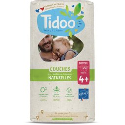 Scutece T4+(9-20kg) ECO hipoalergenice, marimea 4+ Tidoo