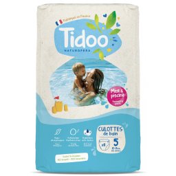 Scutece chilotel de baie T5(12-18kg) ECO hipoalergenice, marimea 5 Tidoo