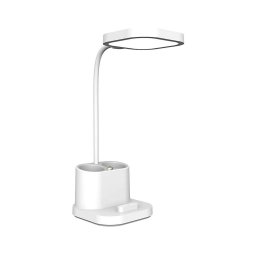 Lampă LED birou încărcabilă, reglabilă, cu suport și powerbank 5W/5V 2400mAh