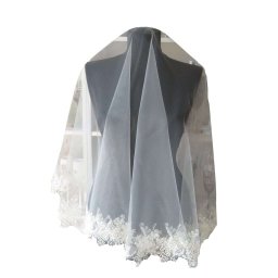Voal Mireasa, model deosebit cu broderie – ILIF402024
