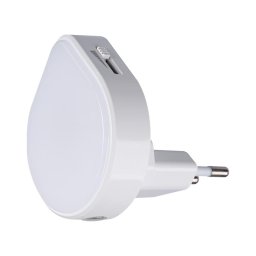 Kanlux 37396 - Lumină de veghe LED cu senzor pentru priză ULOV LED/0,5W/230V