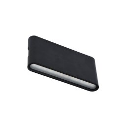 Aplică LED de exterior Ecolite ZFP12-CR BRICK 2xLED/6W/230V IP65 negru
