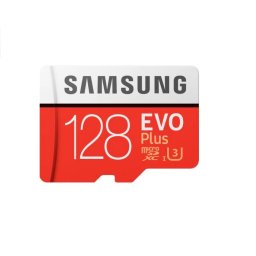 Card memorie Samsung 128GB MicroSDXC EVO Plus, microSD, UHS-1 (U3), 4K, Clasa 10 + Adaptor SD