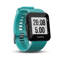 Ceas inteligent Garmin Forerunner 30, GPS, display 128 x 128 pixels, Android/iOS, Turquoise