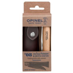 Opinel No. 08 stainless steel + Sheath