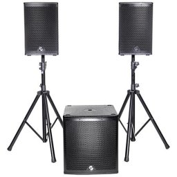 KIT SUBWOOFER 15"/38CM + 2 SATELITI 10"/25CM 800W RMS