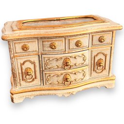 Cutie Bijuterii Muzicala Cabinet Gold Luxury