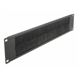 Organizator cabluri 19" 2U pentru cabinet cu perii, Delock 66482