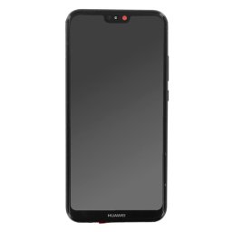 Piese si componente Ecran LCD IPS cu Touchscreen si Rama Compatibil cu Huawei P20 lite - OEM (09487) - Black