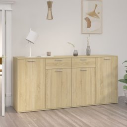 Servanta, stejar Sonoma, 160x36x75 cm, lemn prelucrat GartenMobel Dekor