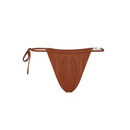 KARL LAGERFELD Bikini Bottom Karl Dna Glam String Bottoms 241W2210 432 copper