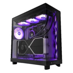 Carcasa H6 Flow RGB Black Fara sursa