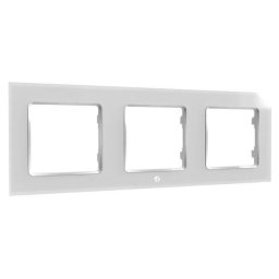 Rama intrerupator Shelly Wall Frame 3 - alb