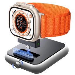 JR-WQW03 wireless charger for Apple Watch smartwatches Negru