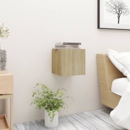 Noptiere, stejar Sonoma, 30,5x30x30cm, lemn prelucrat GartenMobel Dekor