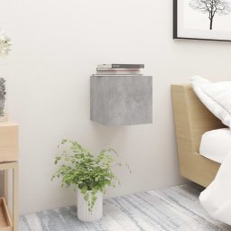 Noptiera, gri, 30,5x30x30 cm, lemn prelucrat GartenMobel Dekor