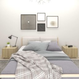 Noptiera, stejar sonoma, 100x35x40 cm, lemn prelucrat GartenMobel Dekor