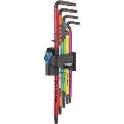 Wera angle key set 967/9 TX XL Multicolour HF 1 - screwdriver