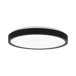 Plafonieră LED pentru baie Ecolite W3090-18W/CR LIRA LED/18W/230V IP44 negru