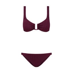 Shiwi Costum de baie două piese 'CHLOE SCOOP' mov zmeură