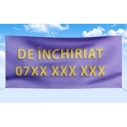 Banner - Vanzare / Inchiriere - dimensiune personalizabila.