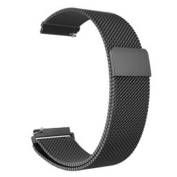 Bratara smartwatch neagră cu magnet si telescop Quick Release 16mm