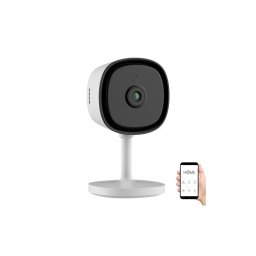 Cameră inteligentă de interior cu senzor, Full HD 1080p, alimentare 5V, Wi-Fi, albă
