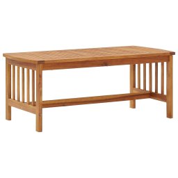 Masa de cafea, 102 x 50 x 43 cm, lemn masiv de acacia GartenMobel Dekor