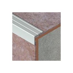 ATS25 - Protectie treapta cu caneluri din eloxALUM20, 25x20mm