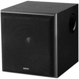 Subwoofer activ Edifier T5-BK, 70W RMS, RCA Line-in/Line-out, Negru