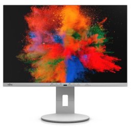 Monitor IPS LED Fujitsu 24.1" B2410 WE, WUXGA (1920 x 1200), VGA, DVI, HDMI, DisplayPort, Pivot, Boxe, Gri