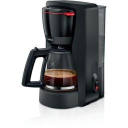 Cafetiera Bosch My Moment TKA2M113, 1.37 l, cana sticla, sistem antipicurare, oprire automata, rezervor de apa detasabil, cu sistem de umplere usoara,Negru