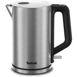 Fierbator Tefal Bronx KI513D10, inox, 1.7 L, 2200 W, filtru anticalcar detasabil, temperatura ajustabila, Argintiu