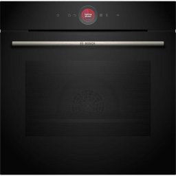 Cuptor incorporabil Bosch HBG7741B1, Electric, 71 l, Multifunctional, 14 functii , Autocuratare pirolitica, Grill, Home Connect, Air Fry, Clasa A+, Negru