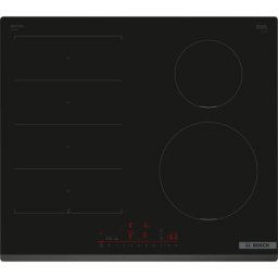 Plita incorporabila Bosch PIX631HC1E, Inductie, 4 zone de gatit, Flex Zone, Home Connect, Power Boost, 60cm, Negru