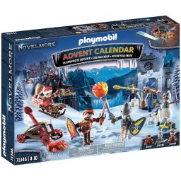 Playmobil Novelmore PM71346 - Calendar Craciun, Bataie cu zapada #71346