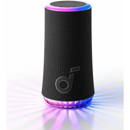 Boxa portabila wireless SoundCore Glow, 30W, Autonomie 18H, Sunet 360°, IP67, Negru
